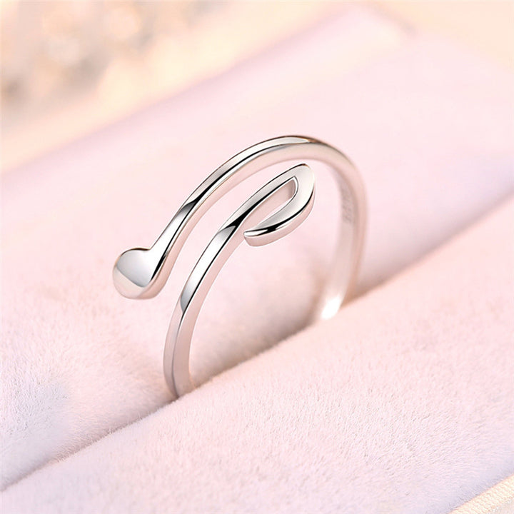 Adjustable Music Note Ring