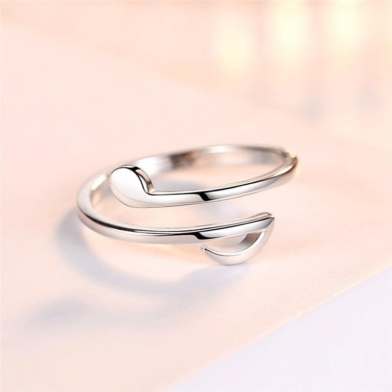 Adjustable Music Note Ring