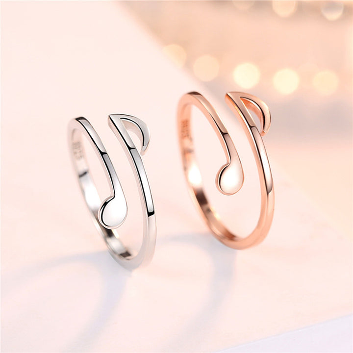 Adjustable Music Note Ring