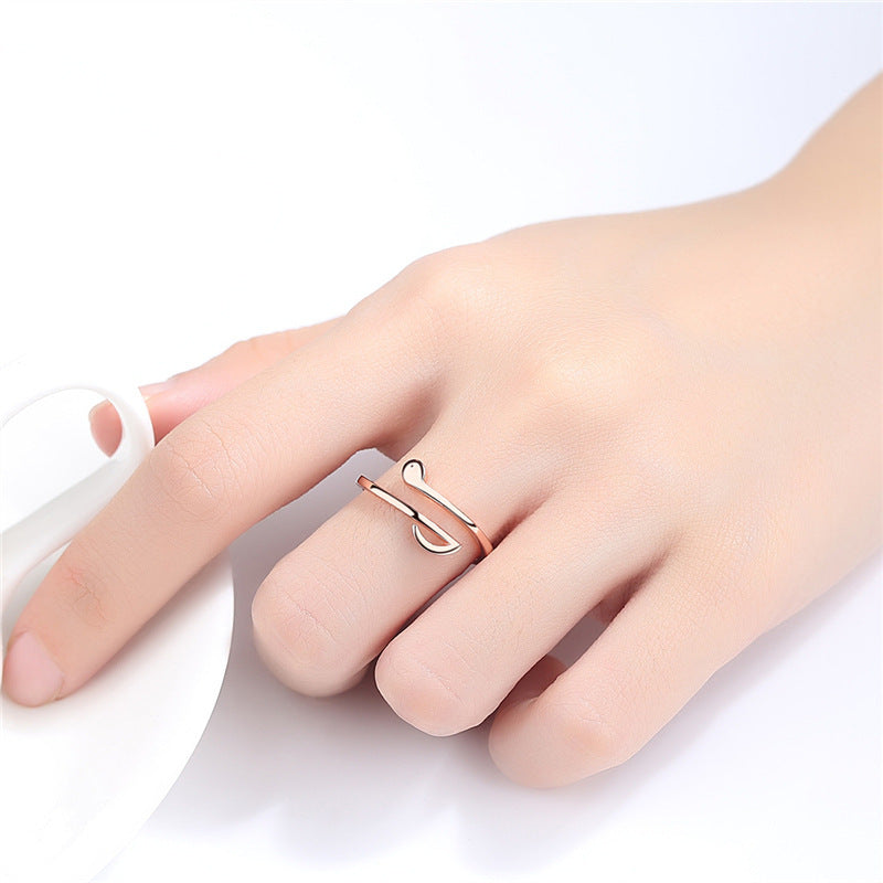 Adjustable Music Note Ring