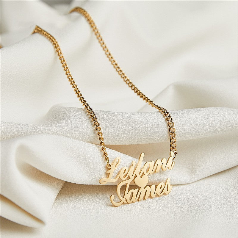 Personalized Gold Necklace