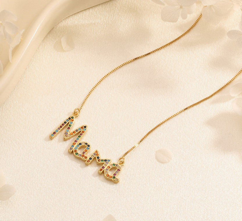 Rainbow Mama Necklace