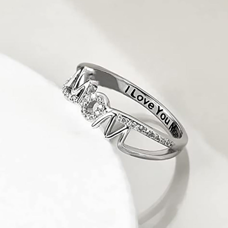 Mom Zircon Ring
