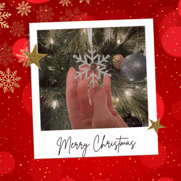 Customized SnowPhoto™ Ornament & Necklace Set