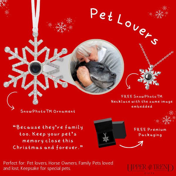 Customized SnowPhoto™ Ornament & Necklace Set
