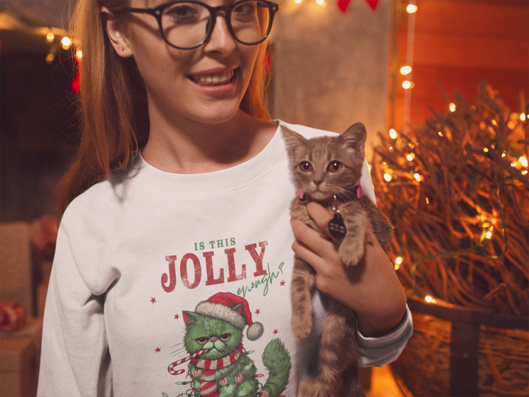 Is This Jolly Enough Heavy Blend™ Crewneck Sweatshirt