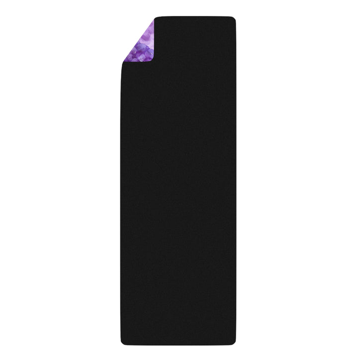 Watercolor Grape Yoga Mat – Purple Anti-Slip Mat with Strap for Women