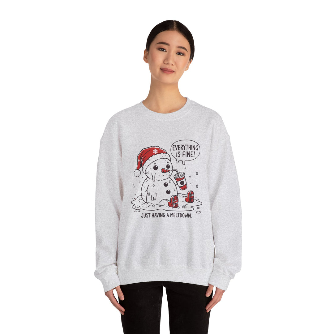 Just Having A Meltdown Heavy Blend™ Crewneck Sweatshirt