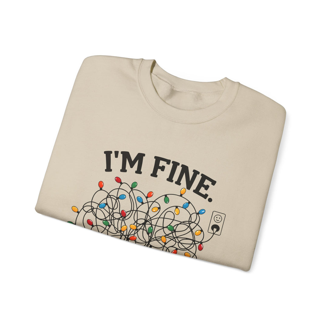 I'm Fine Heavy Blend™ Crewneck Sweatshirt