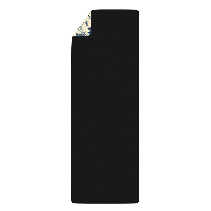 Elegant Toile de Jouy Yoga Mat – Extra Long, Non-Slip, Vintage French Design, Includes Strap