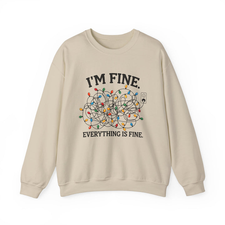 I'm Fine Heavy Blend™ Crewneck Sweatshirt