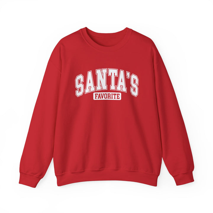 Red Santa's Favorite Heavy Blend™ Crewneck Sweatshirt