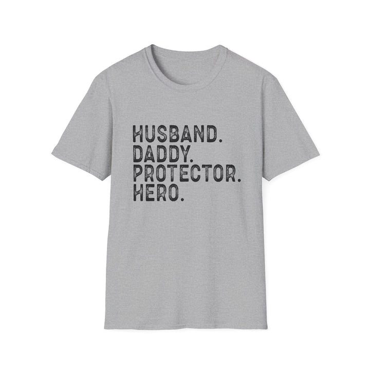 Husband Daddy Protector Hero Softstyle T-Shirt