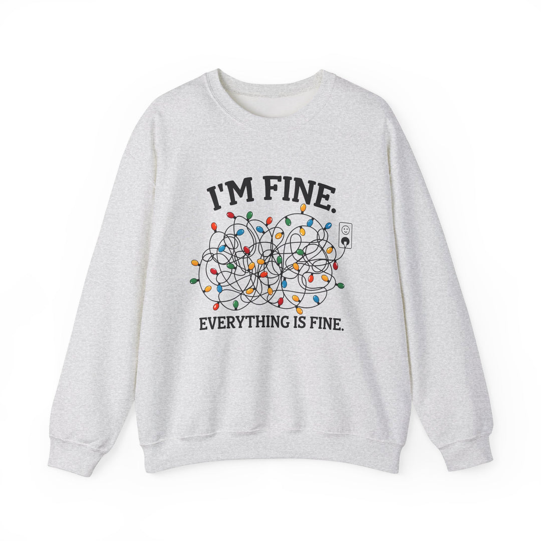 I'm Fine Heavy Blend™ Crewneck Sweatshirt