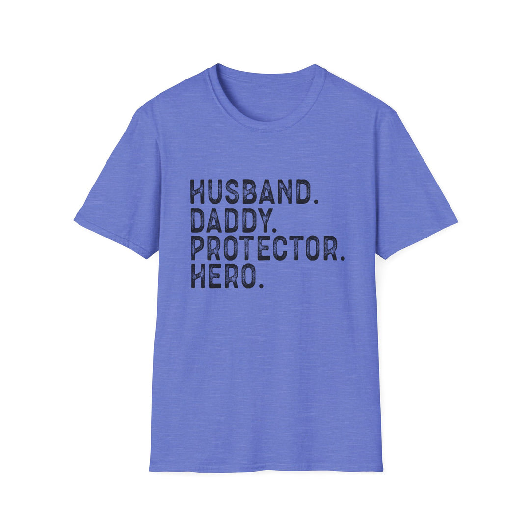 Husband Daddy Protector Hero Softstyle T-Shirt