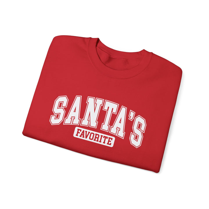 Red Santa's Favorite Heavy Blend™ Crewneck Sweatshirt