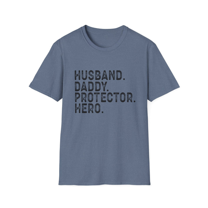 Husband Daddy Protector Hero Softstyle T-Shirt