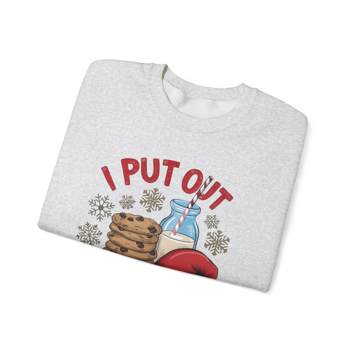 I Put Out For Santa Heavy Blend™ Crewneck Sweatshirt