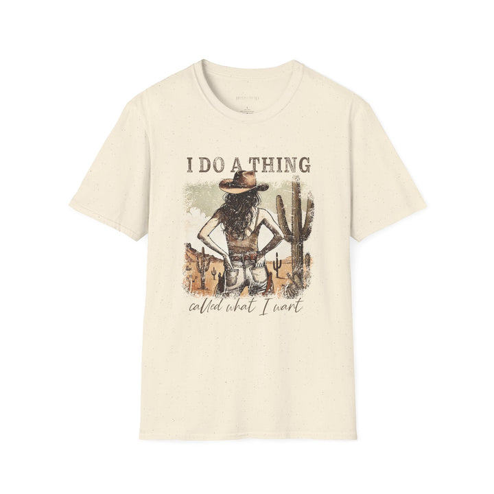 I do what I want Western T-Shirt - Unisex Softstyle