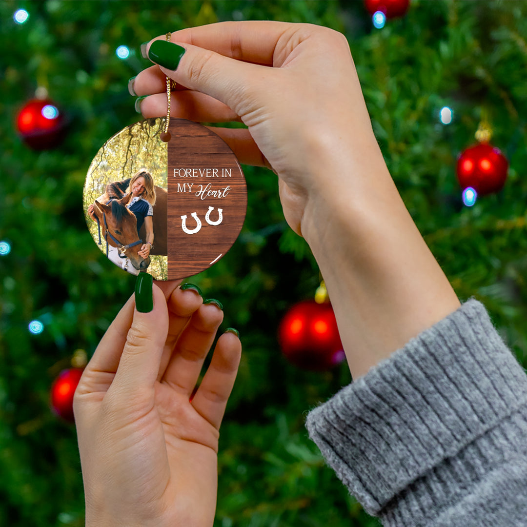 Horse Remembrance Ceramic Ornament