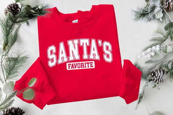 Red Santa's Favorite Heavy Blend™ Crewneck Sweatshirt