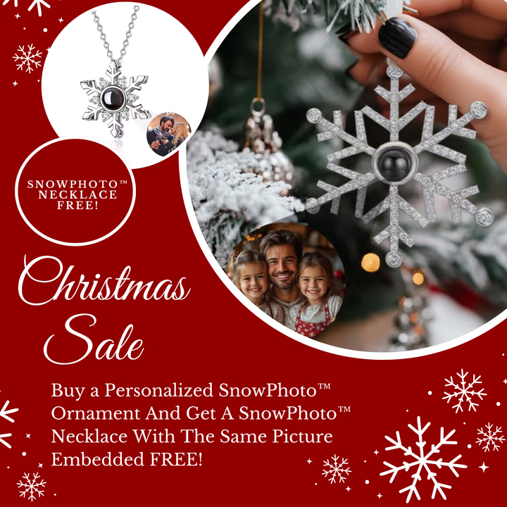 SnowPhoto™ Ornament + FREE SnowPhoto™ Necklace