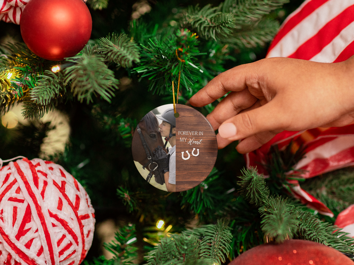 Horse Remembrance Ceramic Ornament