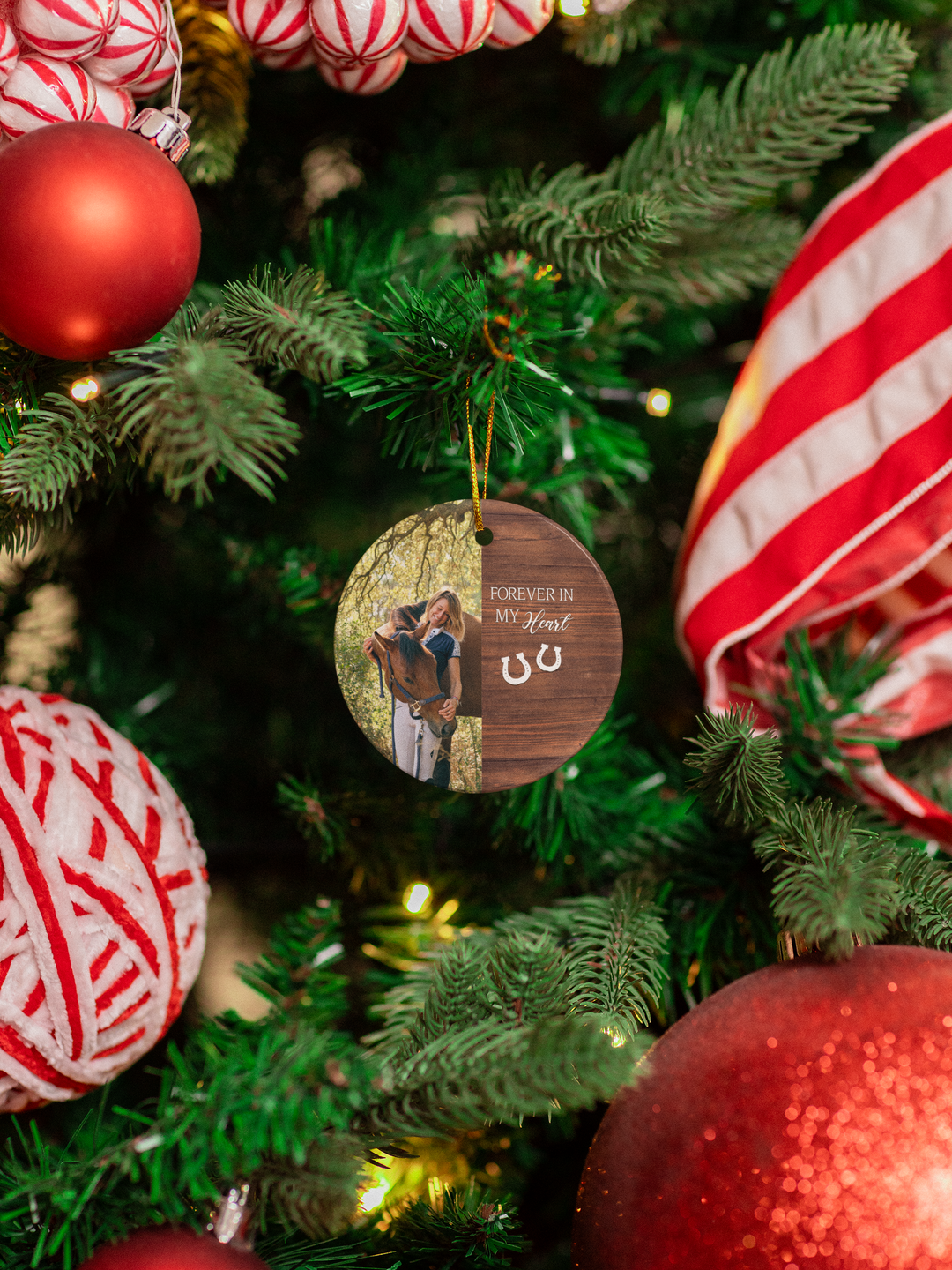 Horse Remembrance Ceramic Ornament